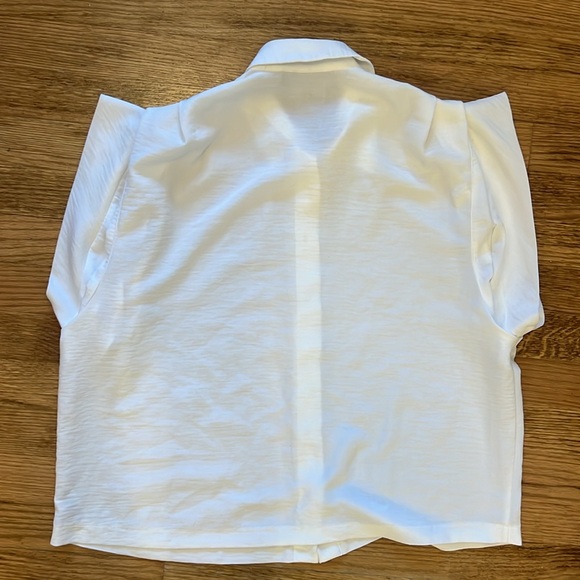 ASOS ruffle sleeve top size 4 - Picture 7 of 8